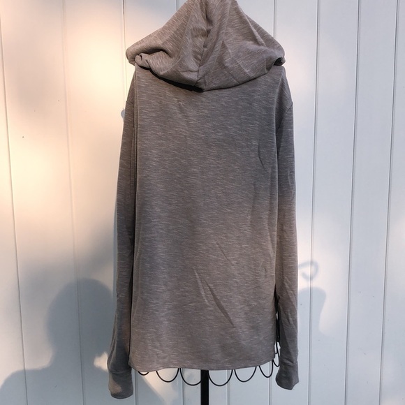 Pink Victoria's secret hoodie grey sweatshirt size medium causal oversized​​​ - Picture 5 of 5